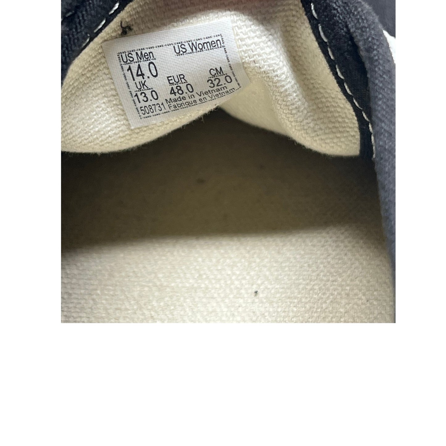 Vans Authentic low-top canvas sneakers Mens 14