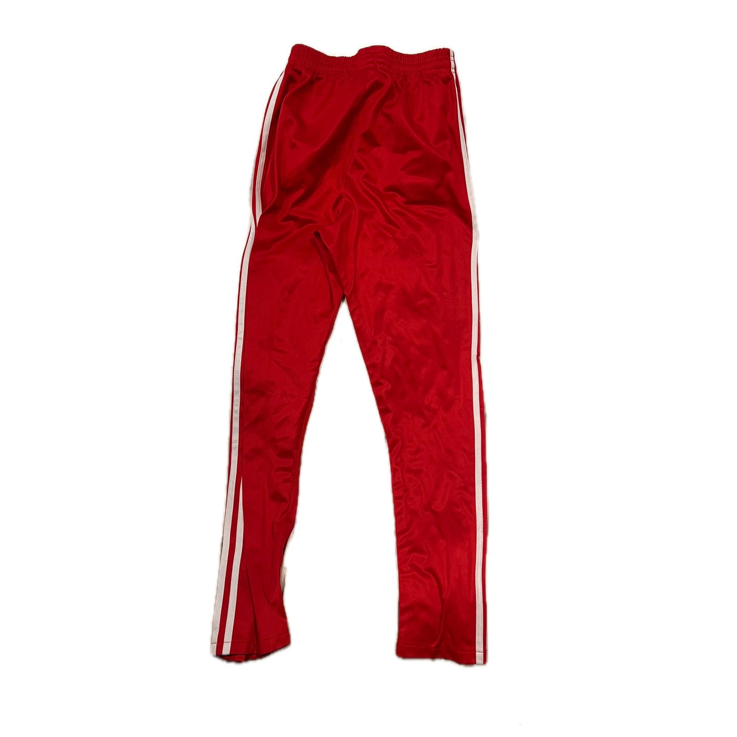 adidas Red Zipper Ankle Trackpants Joggers Woman XL