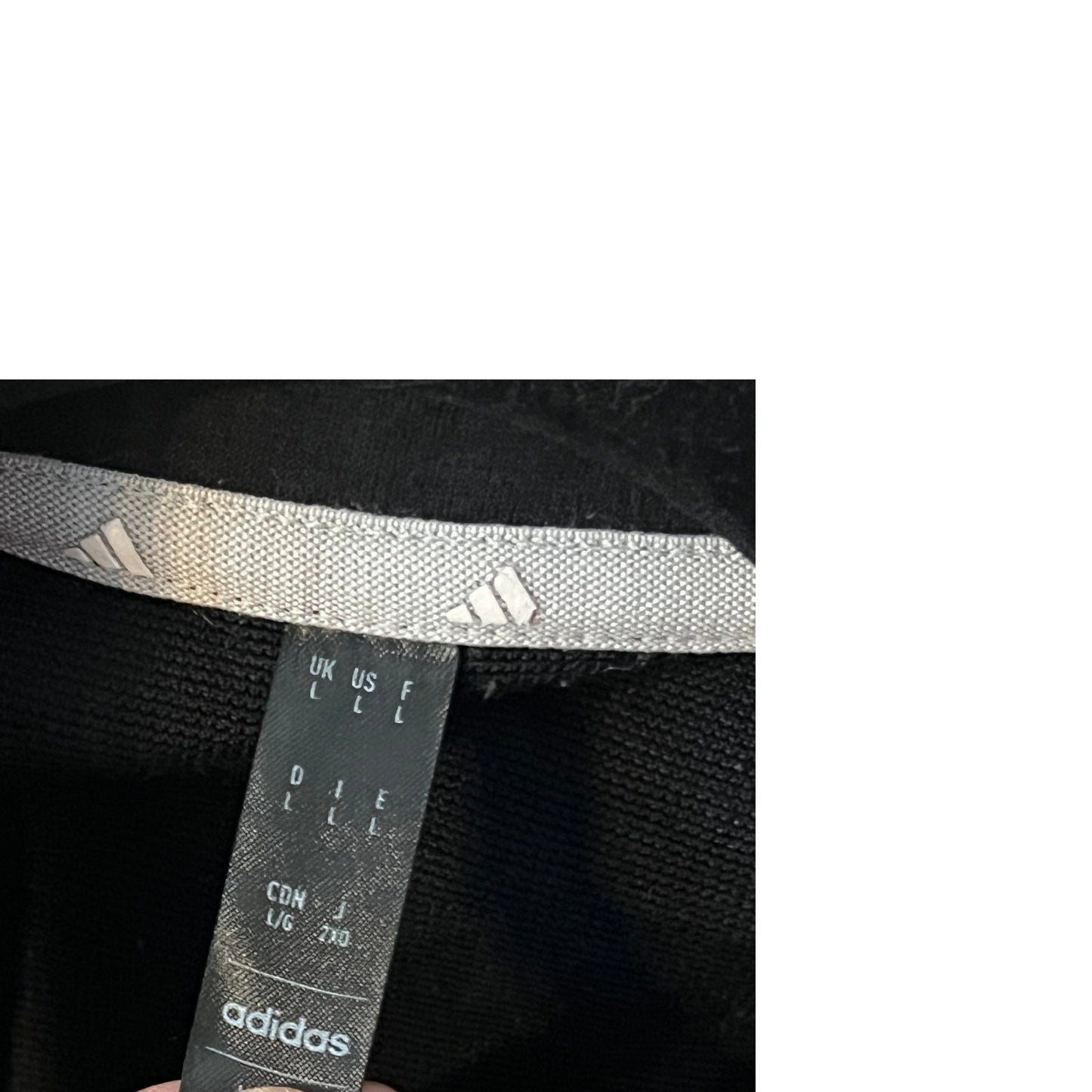 Adidas Qtr Zip Black Crewneck Hombre Talla L