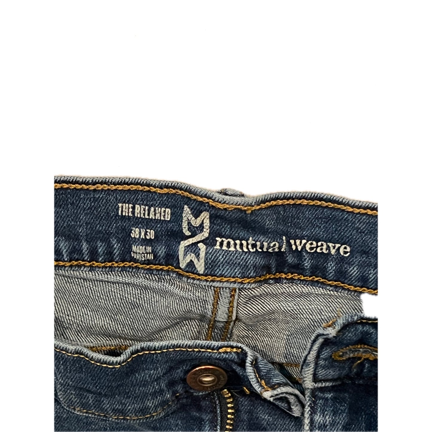 Mutual Weave Relaxed Fit Jeans Mens 38x30