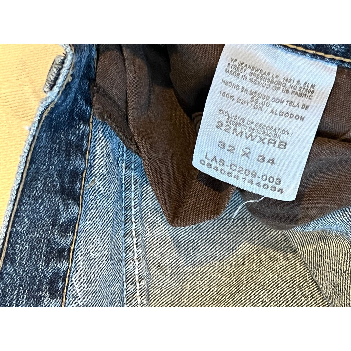 VF Jeanswear Style 22 Original Twenty X Blue Jeans 32x34