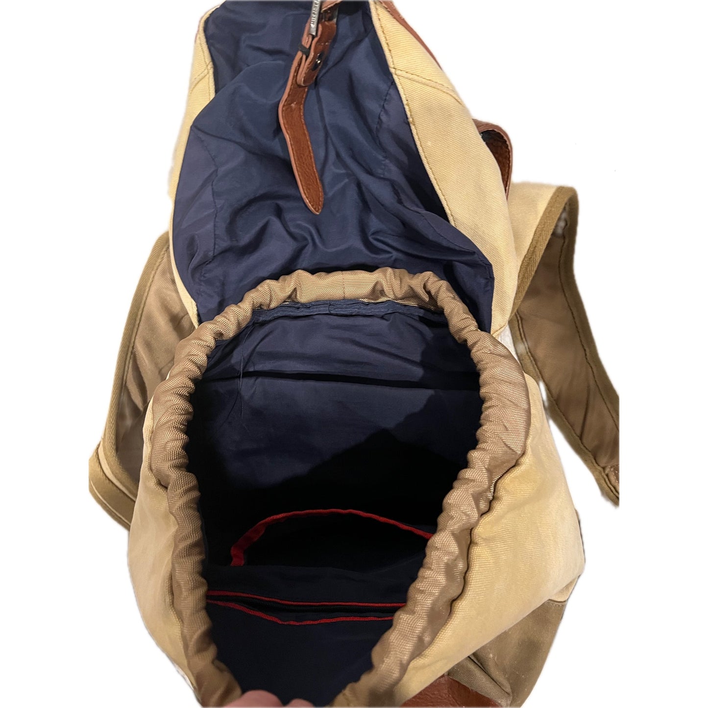 Tommy Hilfiger Canvas Top Loading Vintage Backpack