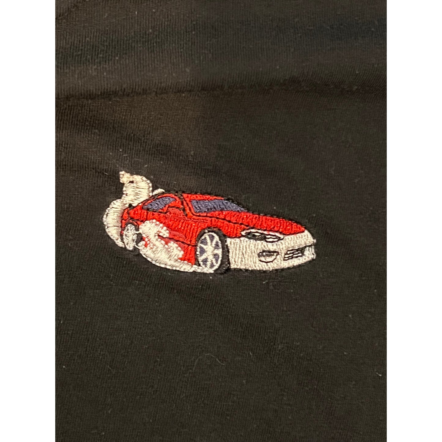 Launder Godzilla Racing Black TShirt Mens L
