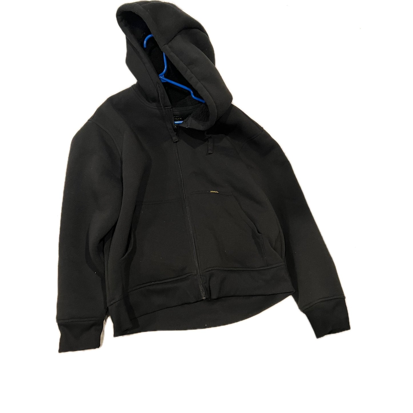 Stanley Full ZIp Black Hoodie Mens L