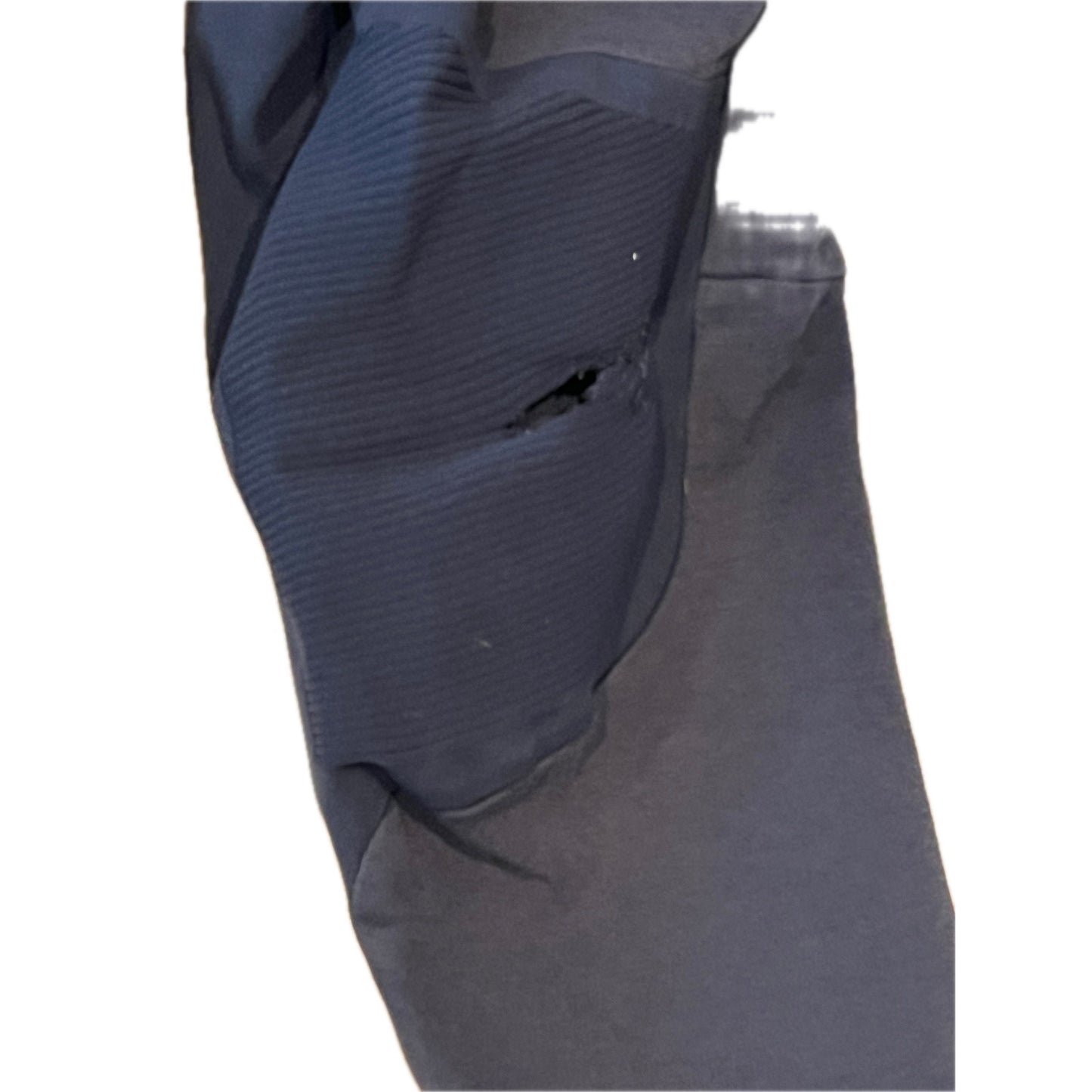 Nike Black Gray Cuffed Ankle Cargo Sweatpants Mens Size L