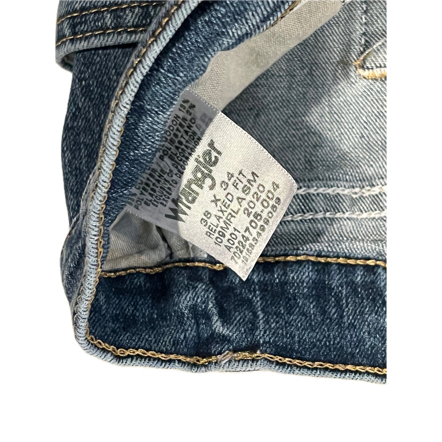 Wrangler Relaxed Fit Jeans Mens 38x34