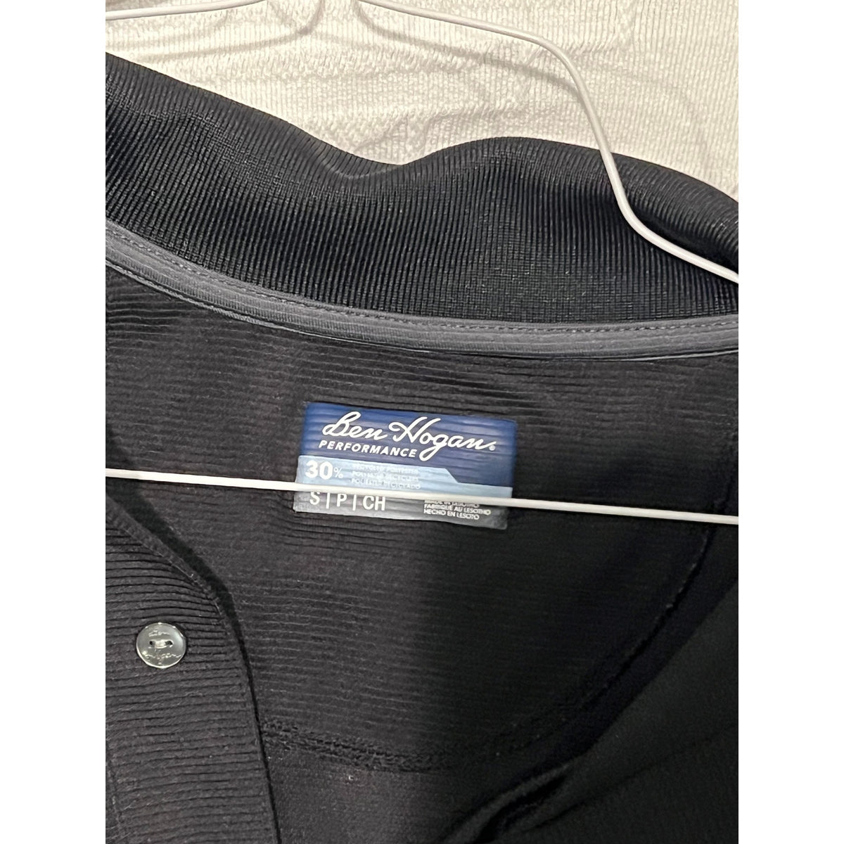 Ben Hogan Performance Black Golf Shirt Mens S