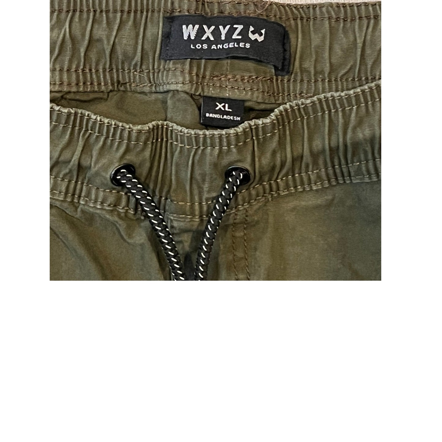 WXYZ Green Khaki Cuffed Jogger Chinos Mens XL
