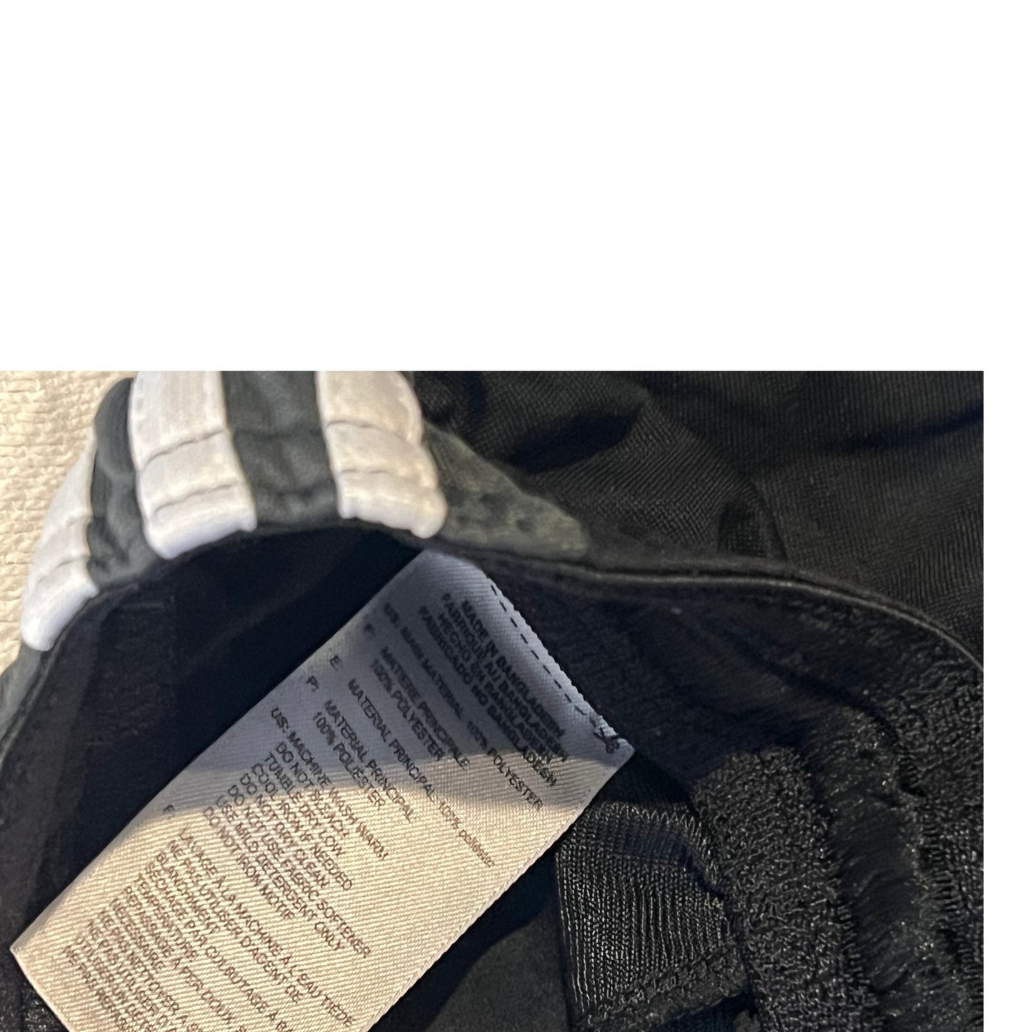 Adidas Black White Zippered Ankle Joggers Mens Med