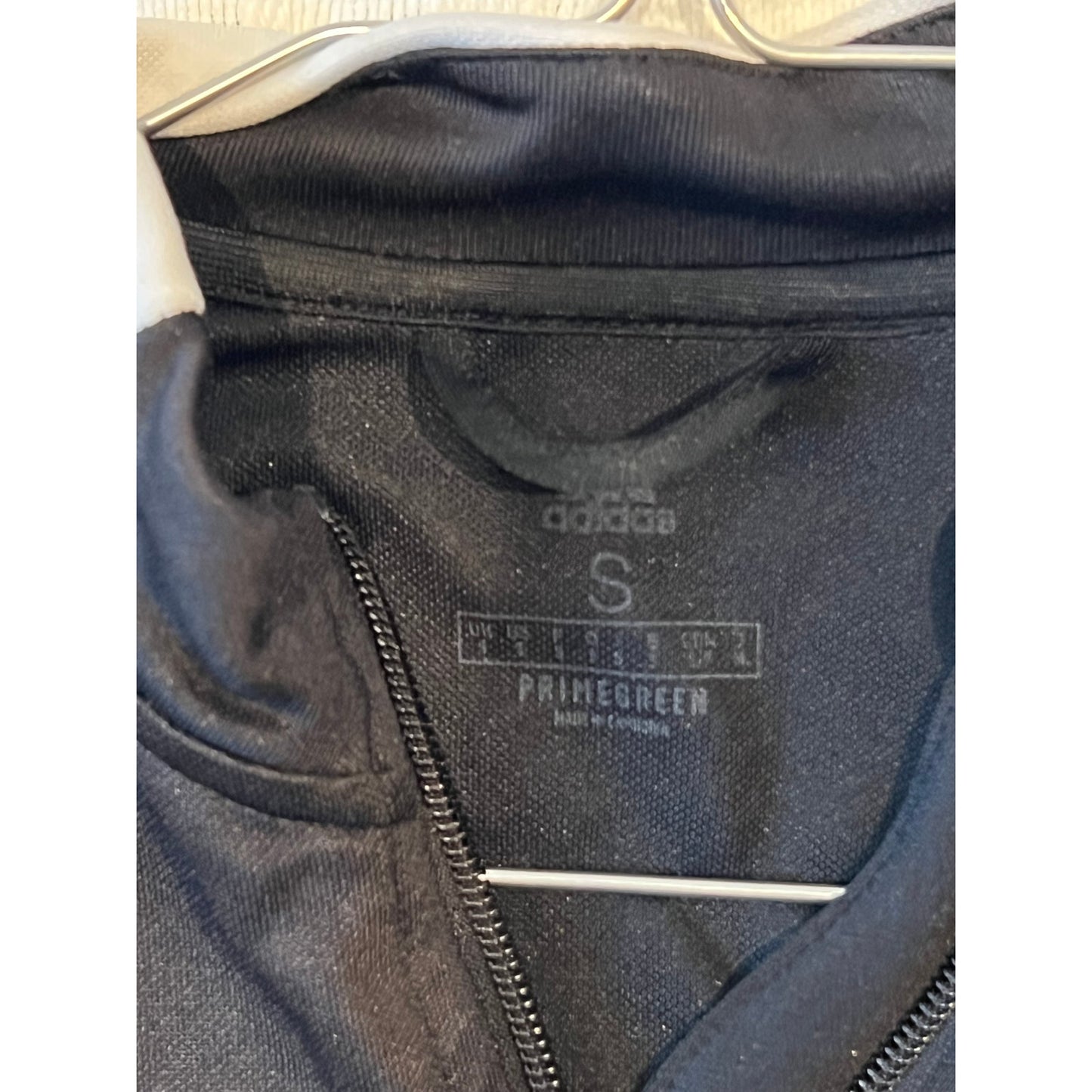 Adidas Black Full ZIp Up Track Jacket Mens S