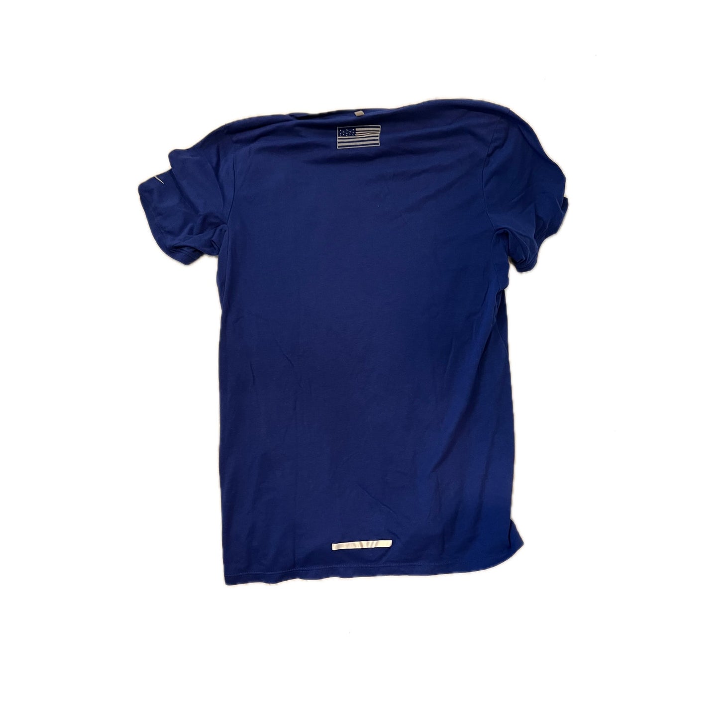 Nike Dri-Fit Running Blue USA American Eagle T-Shirt Mens S