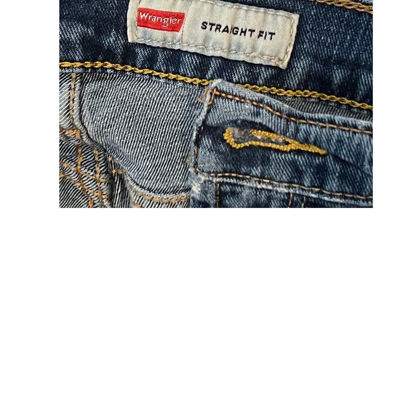 Wrangler Straight Fit Jeans Mens 32x30