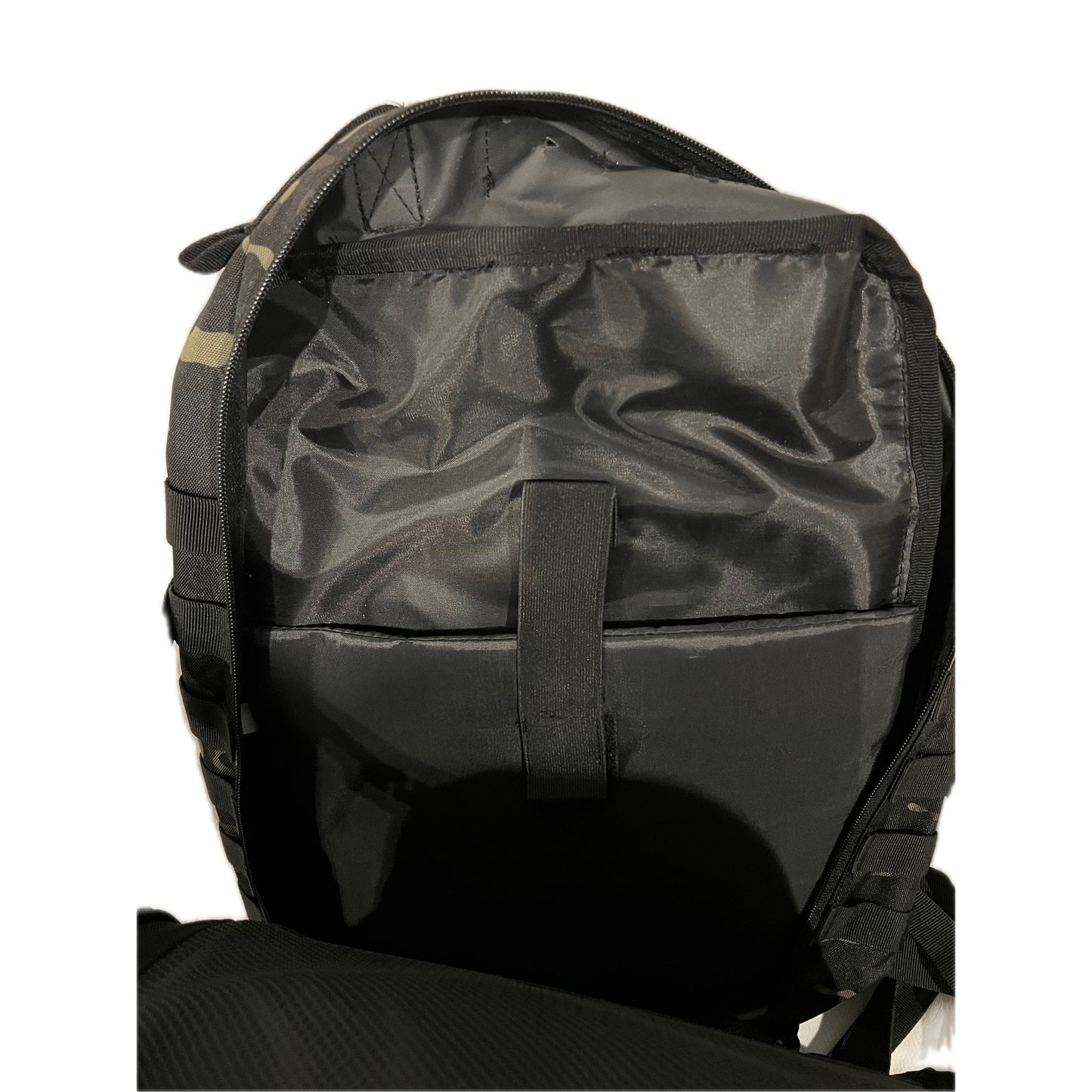 Sac à Dos Tactique Camouflage Vert Noir Générique 36L