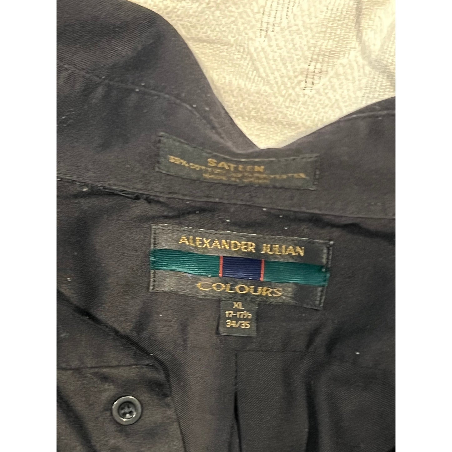 Alexander Julian Colours Long Sleeve Button Shirt Mens XL