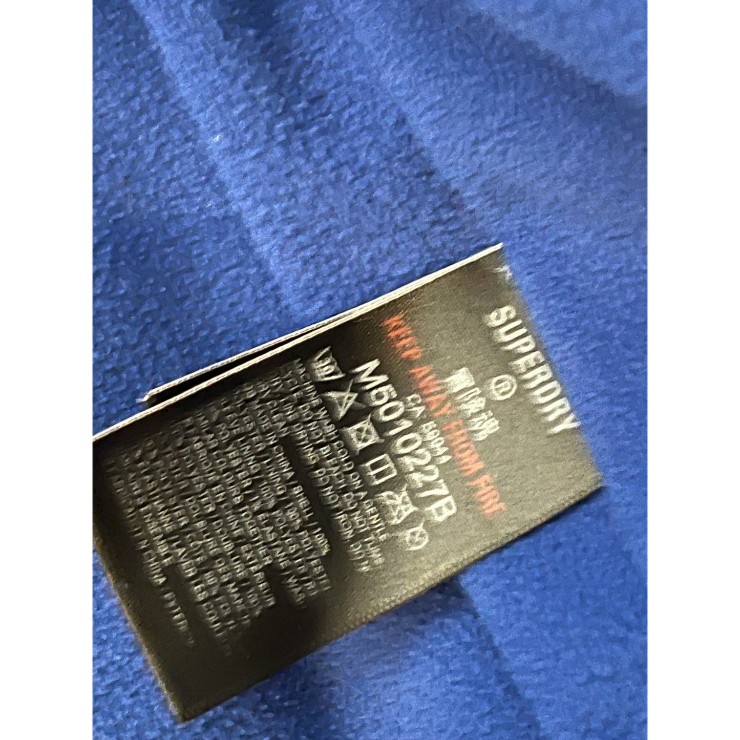 Doudoune à capuche noire Superdry pour homme, taille M