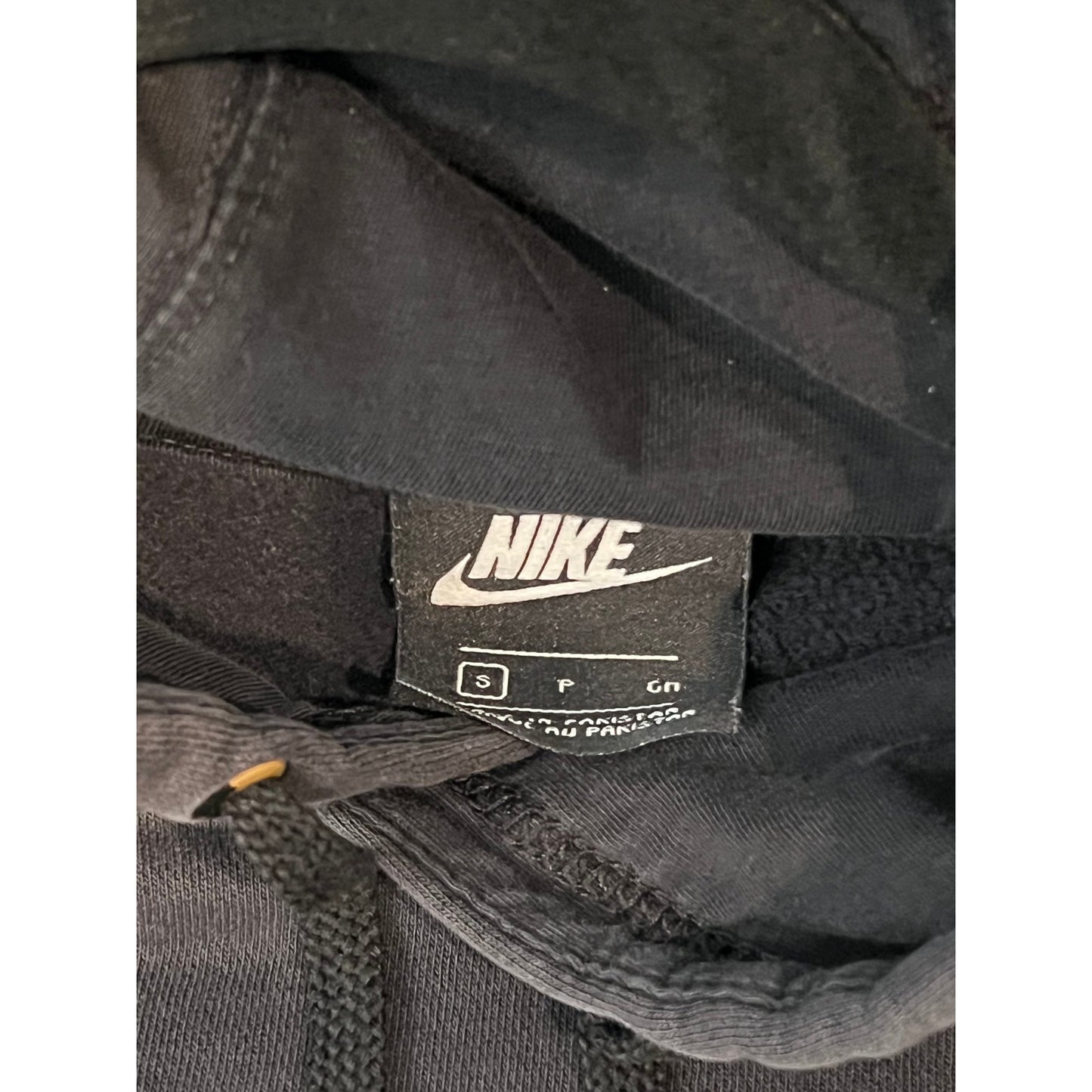 Nike Sweat à capuche en molleton pour homme, taille S, noir
