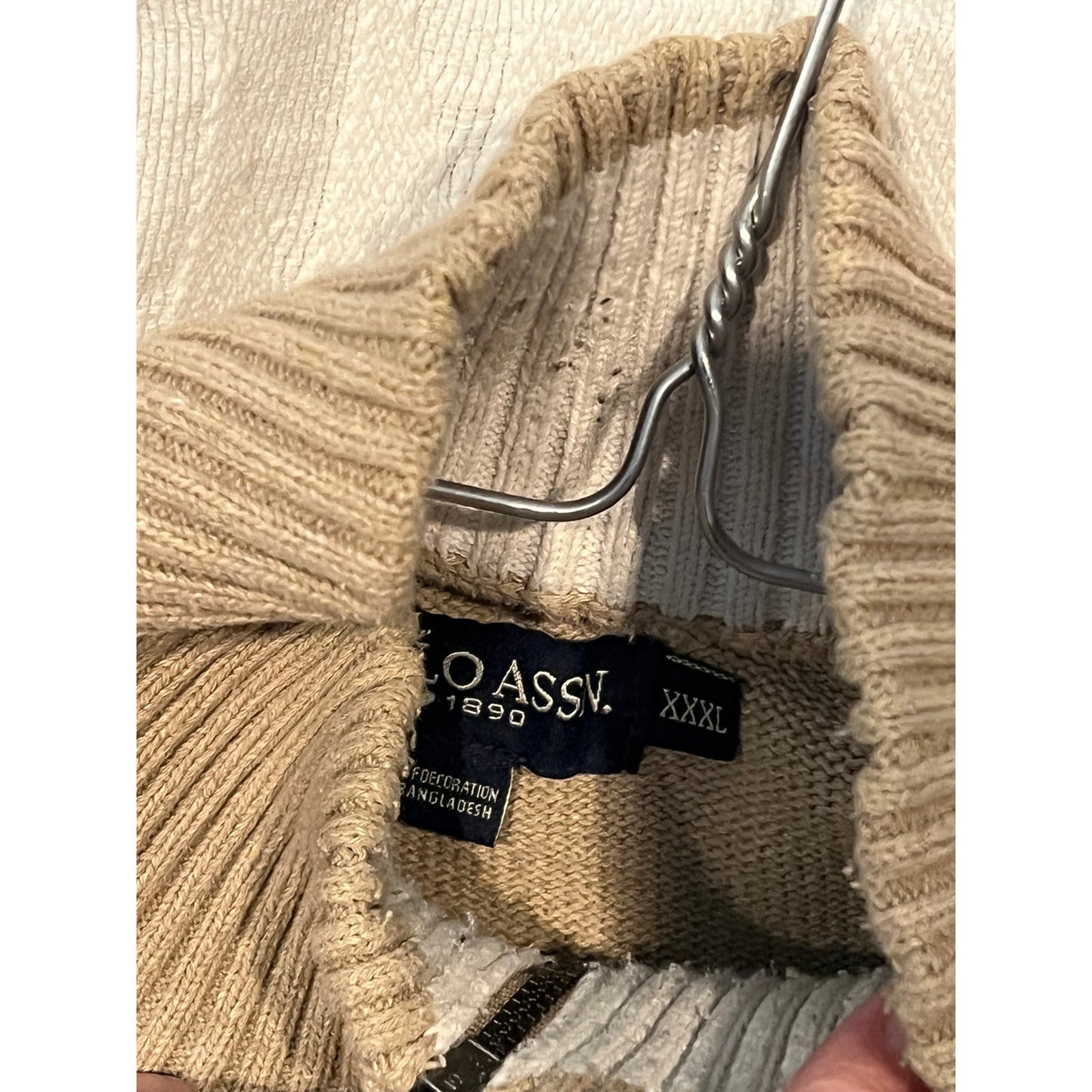 US Polo Association qtr zip cardigan Mens XXXL