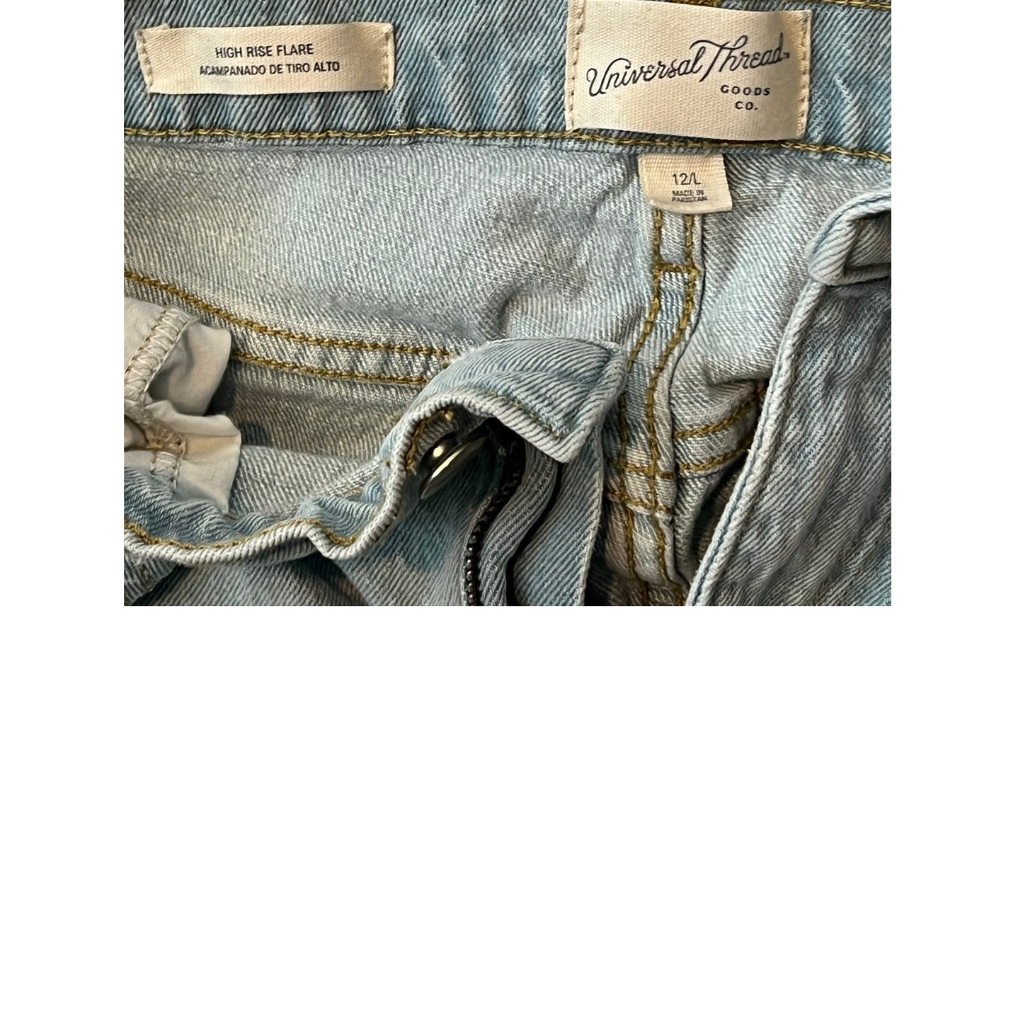 Jean fuselé taille haute pour femme Universal Thread, taille 12L