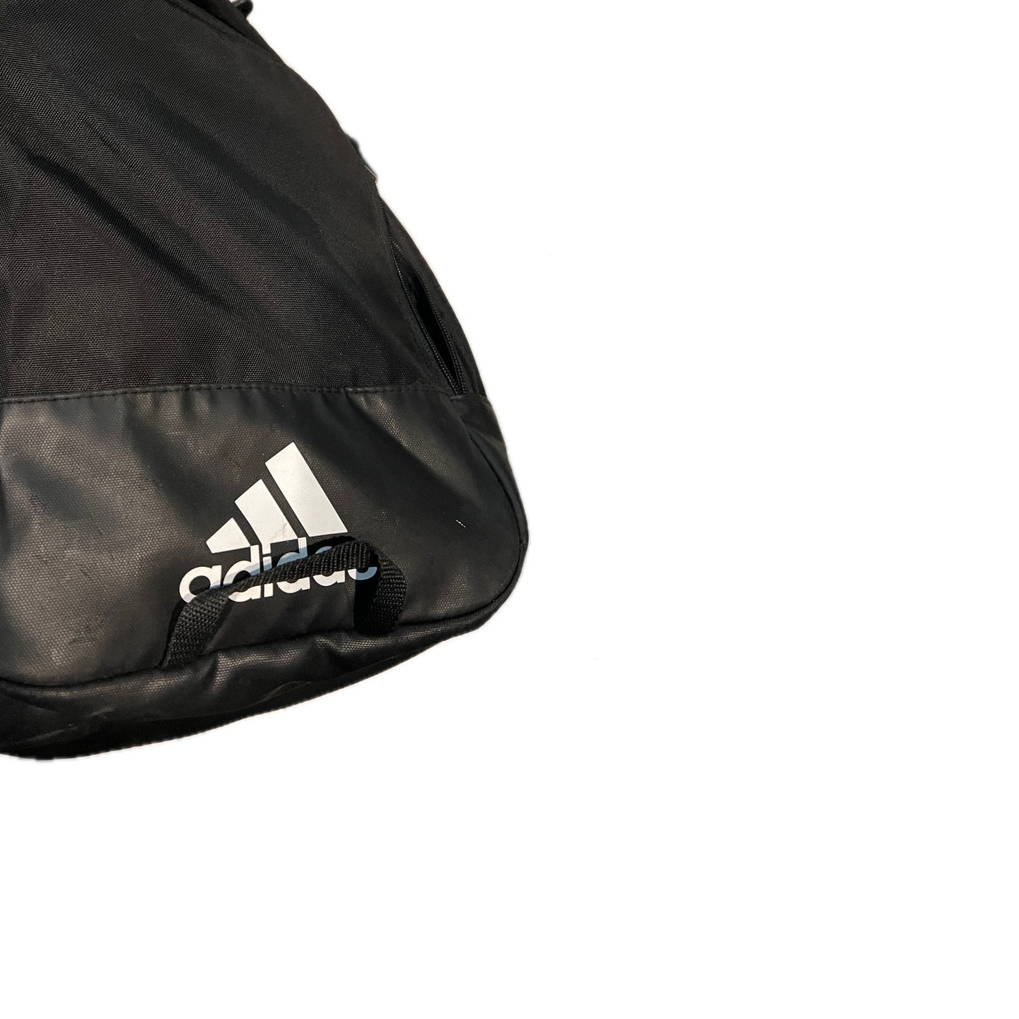 Adidas Defender Medium 20"x12"x10" White Black Duffel Bag