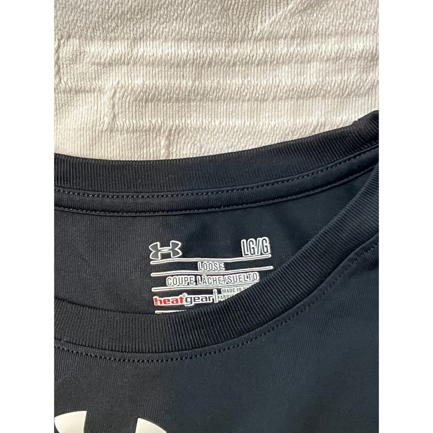 Under Armour T-shirt ample noir homme taille L