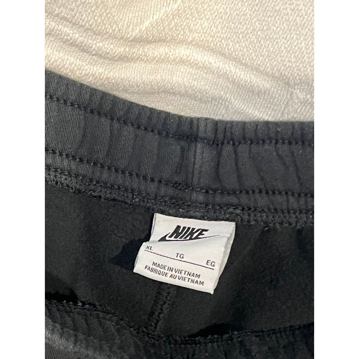 Nike Black Cuffed Ankle Cargo Sweatpants Mens Size XL
