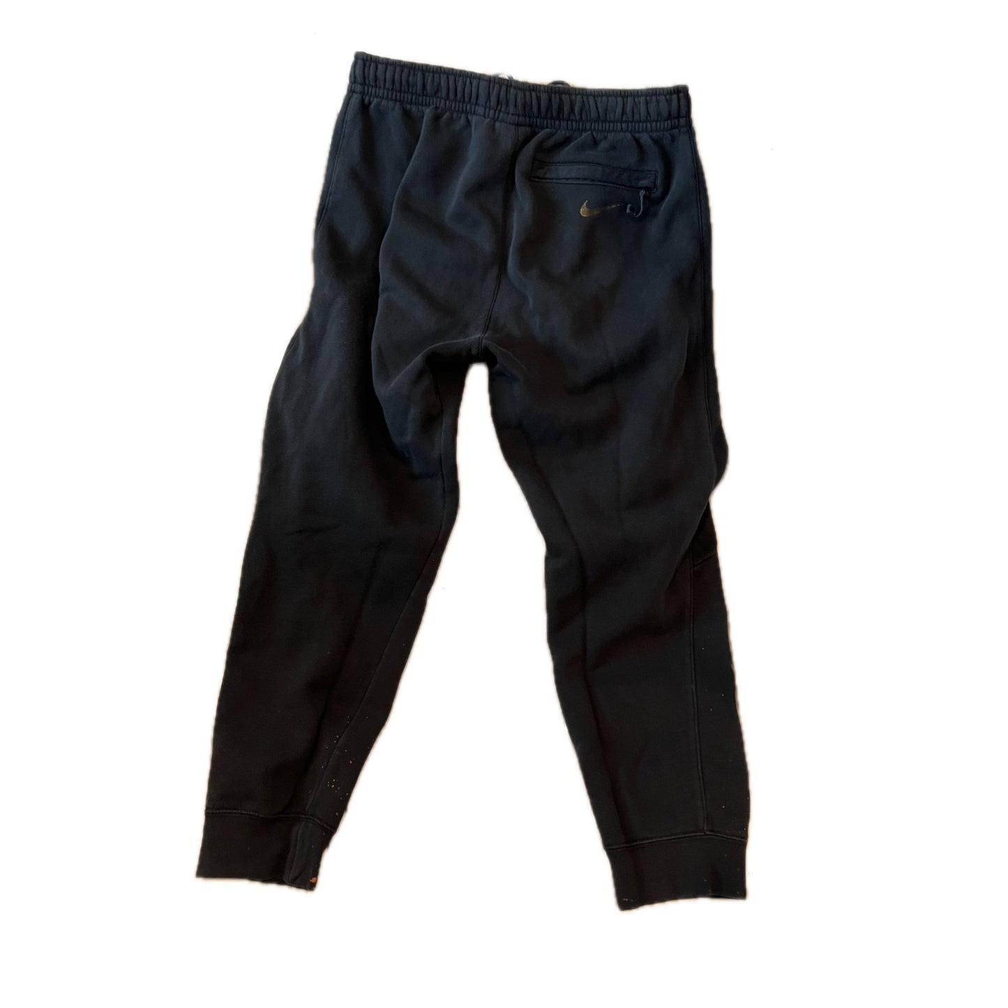 Nike 100% Gold Black Cuffed Leg Sweatpants Joggers Mens M