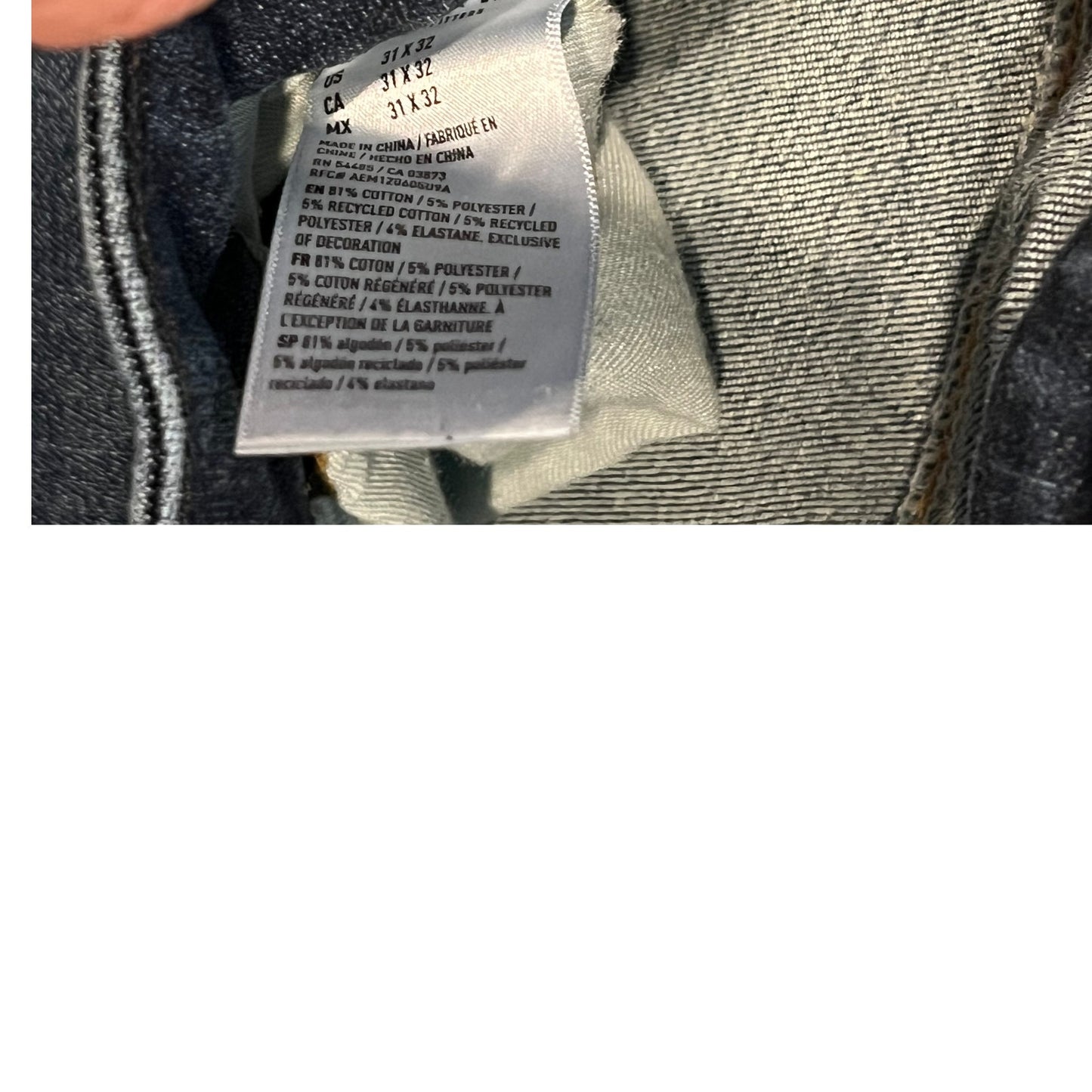 American Eagle Athletic Skinny Jeans Mens 31x32