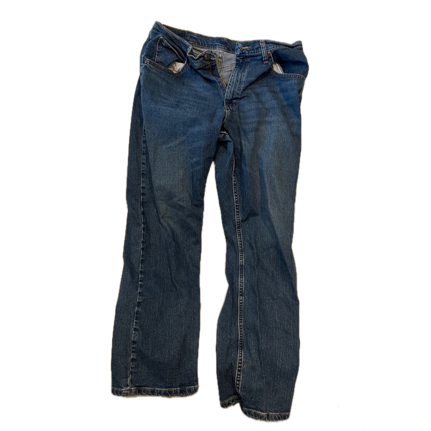 Wrangler Straight Fit Leg Jeans Mens 34x32