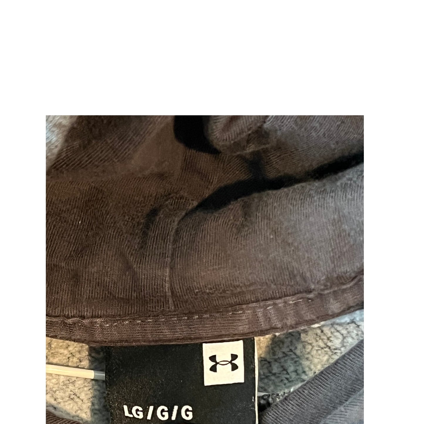 Under Armour Charcoal Gray Pullover Hoodie Mens L