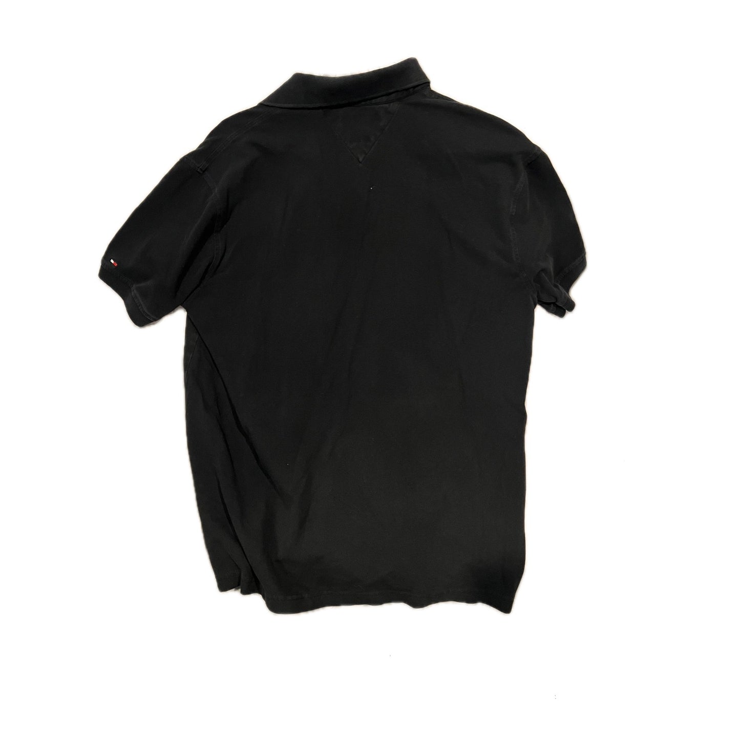 Tommy Hilfiger Black Polo Shirt Mens XL