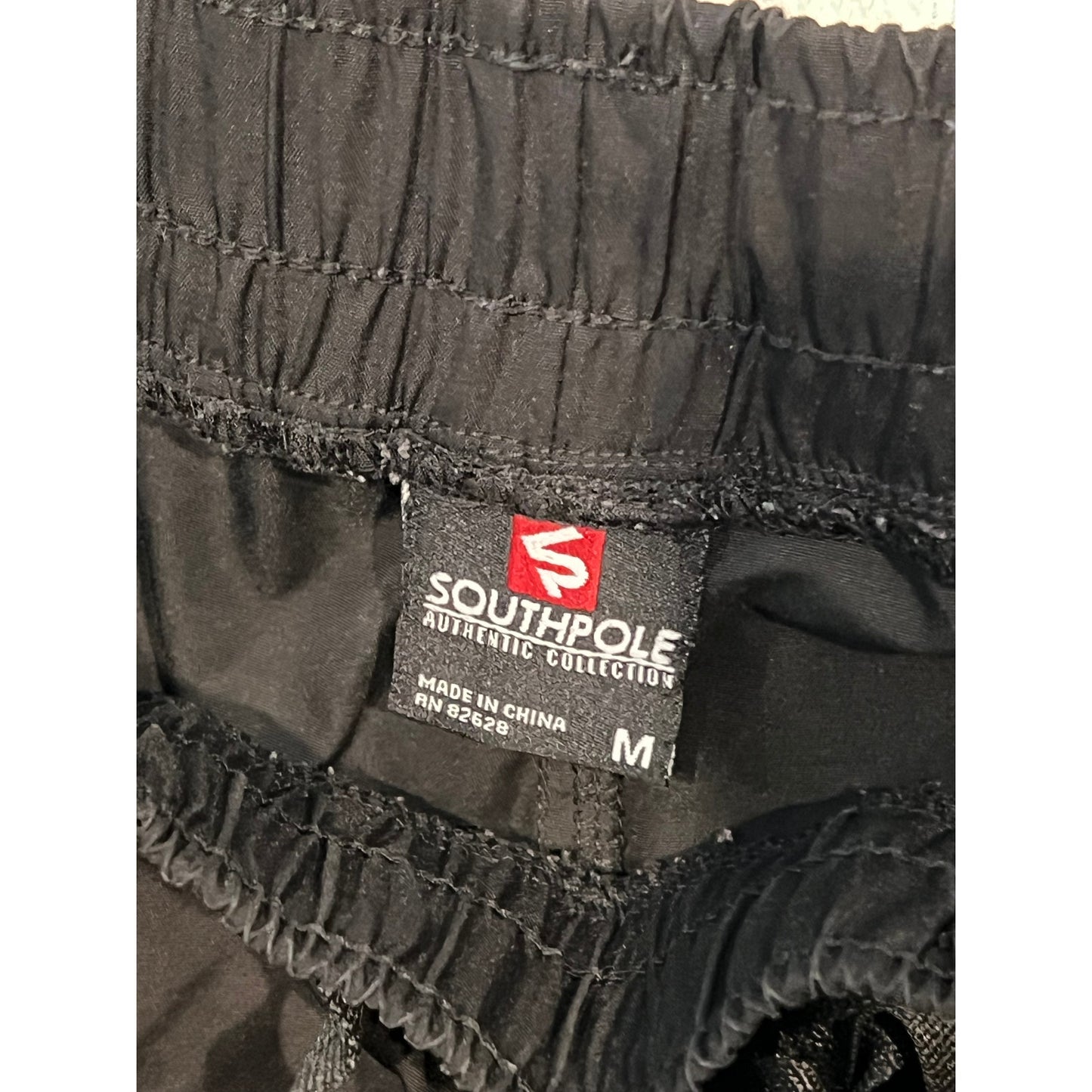Southpole Black Cargo Joggers Mens Medium