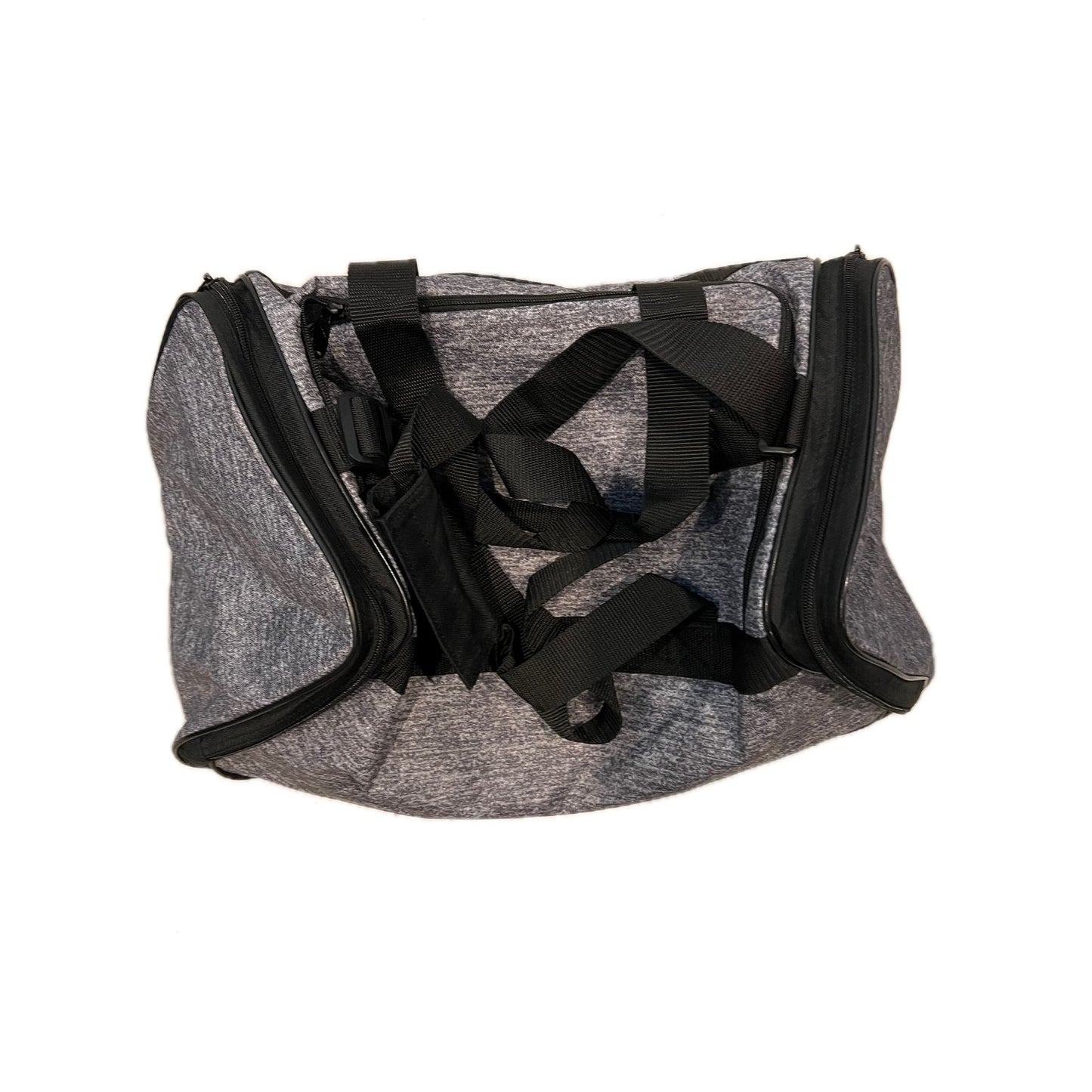 Adidas Defender Small Gray Black Gym Bag 18"x10"x12"