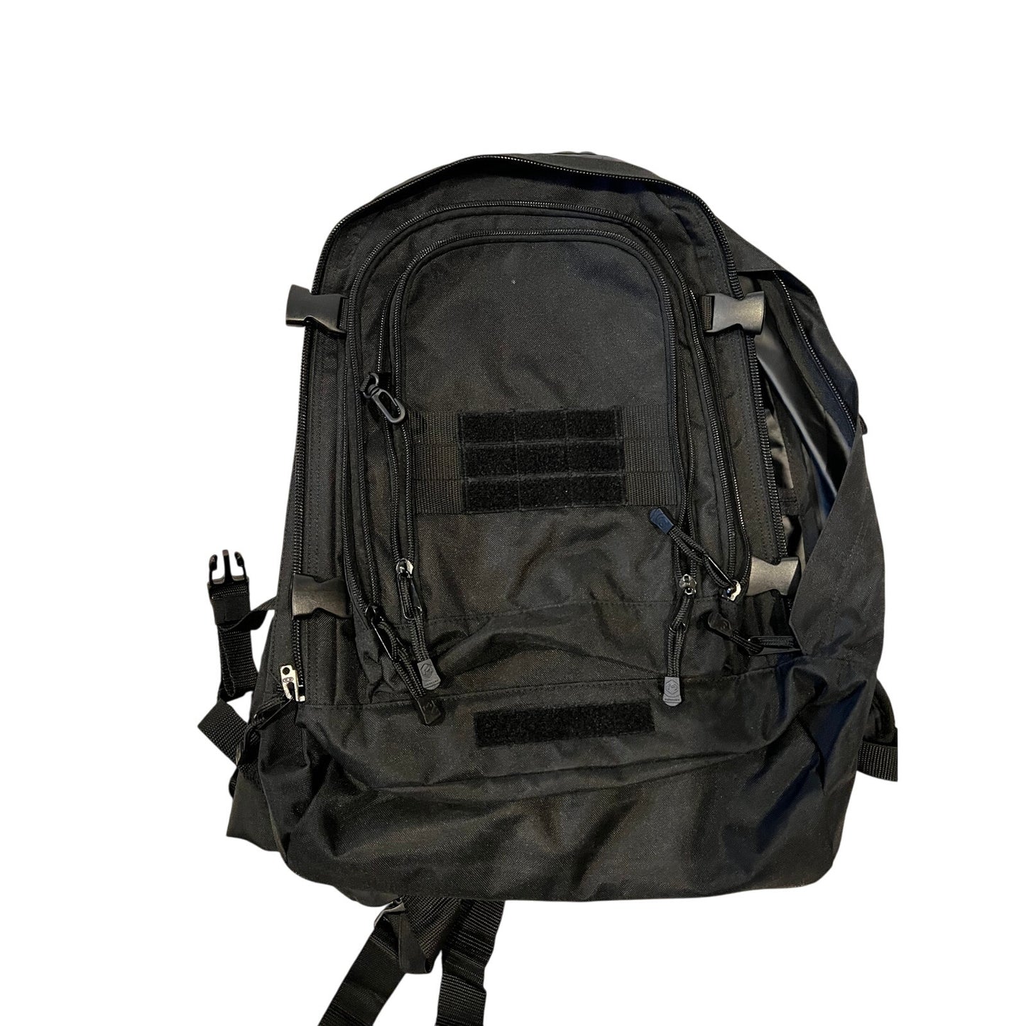 Mercury Black XL Tactical Backpack w Hip Flaps