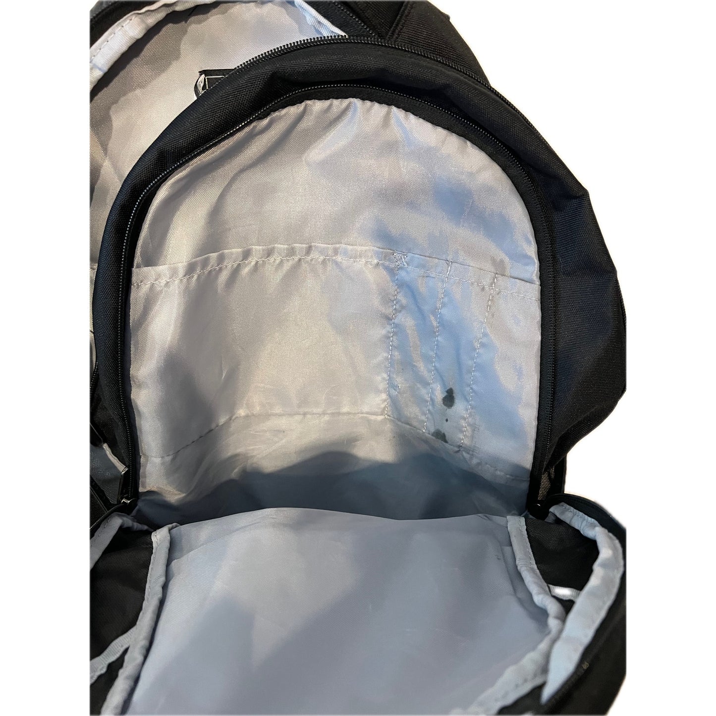 Under Armour Black Silver Hustle 5.0 Backpack