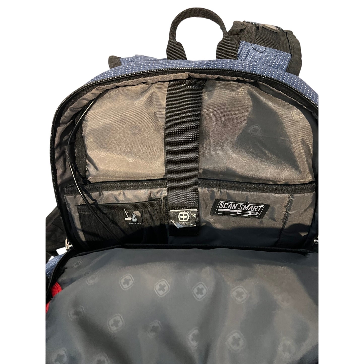 Swiss Gear 5358 ScanSmart Laptop Backpack Blue Black
