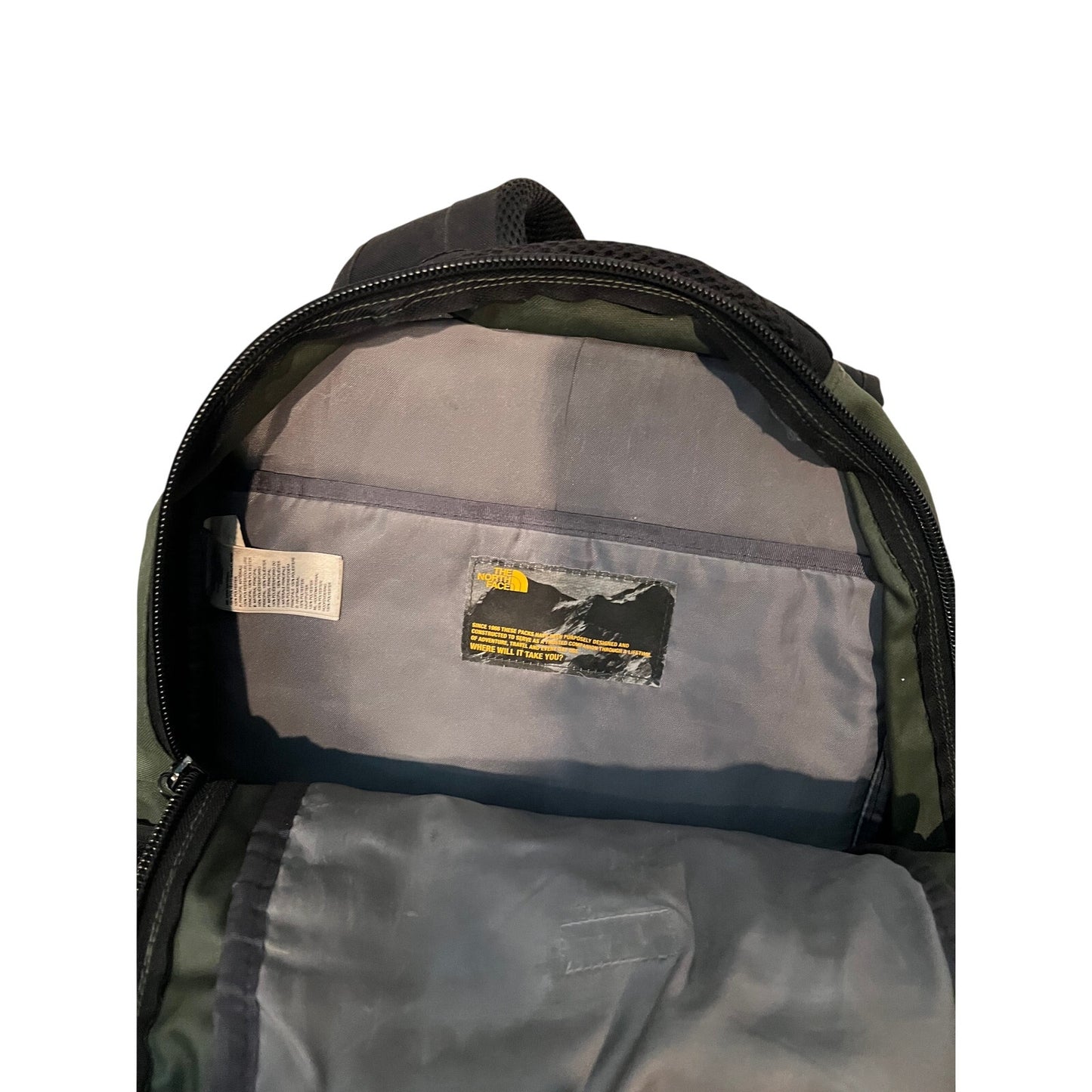 The North Face Jester Green Black Backpack