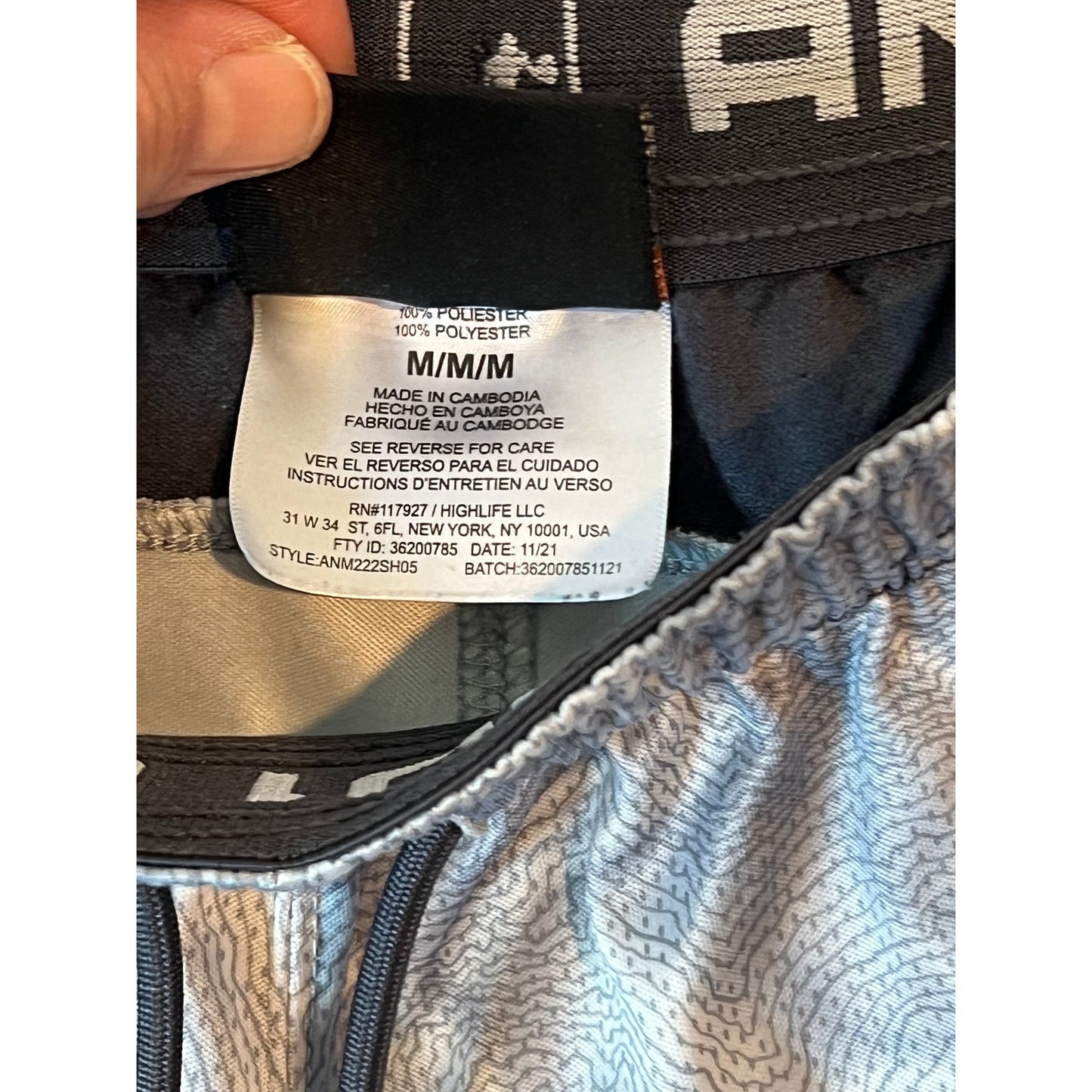 And 1 Gray Silver and Black Athletic Shorts Mens M