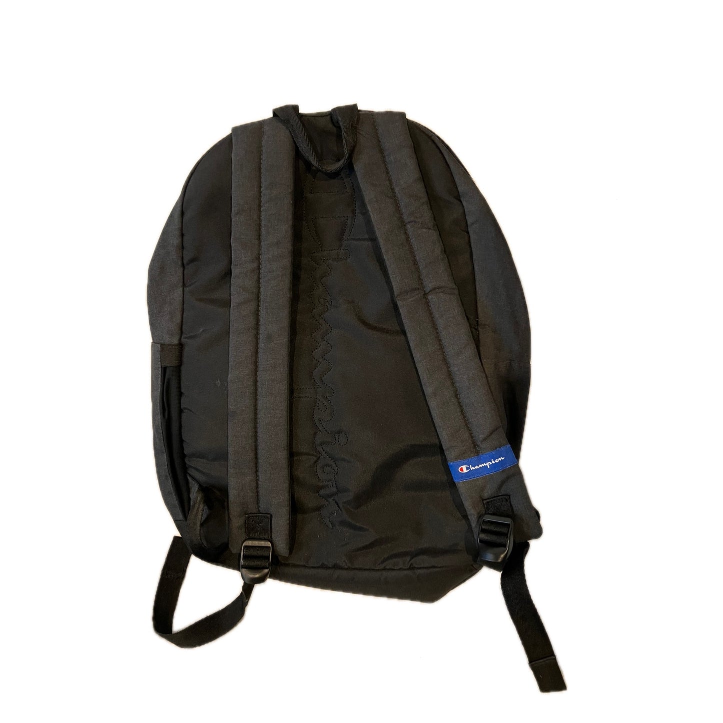 Champion Daily Black Blue Logo Backpack