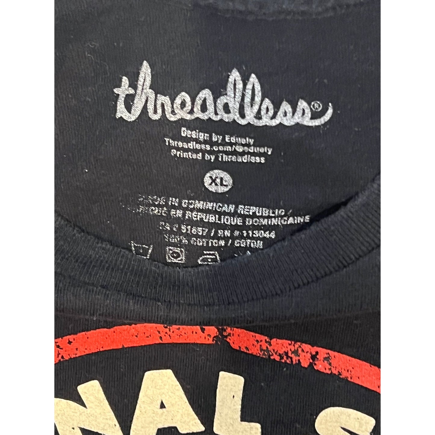 Threadless National Support Demon Black T-Shirt Mens XL