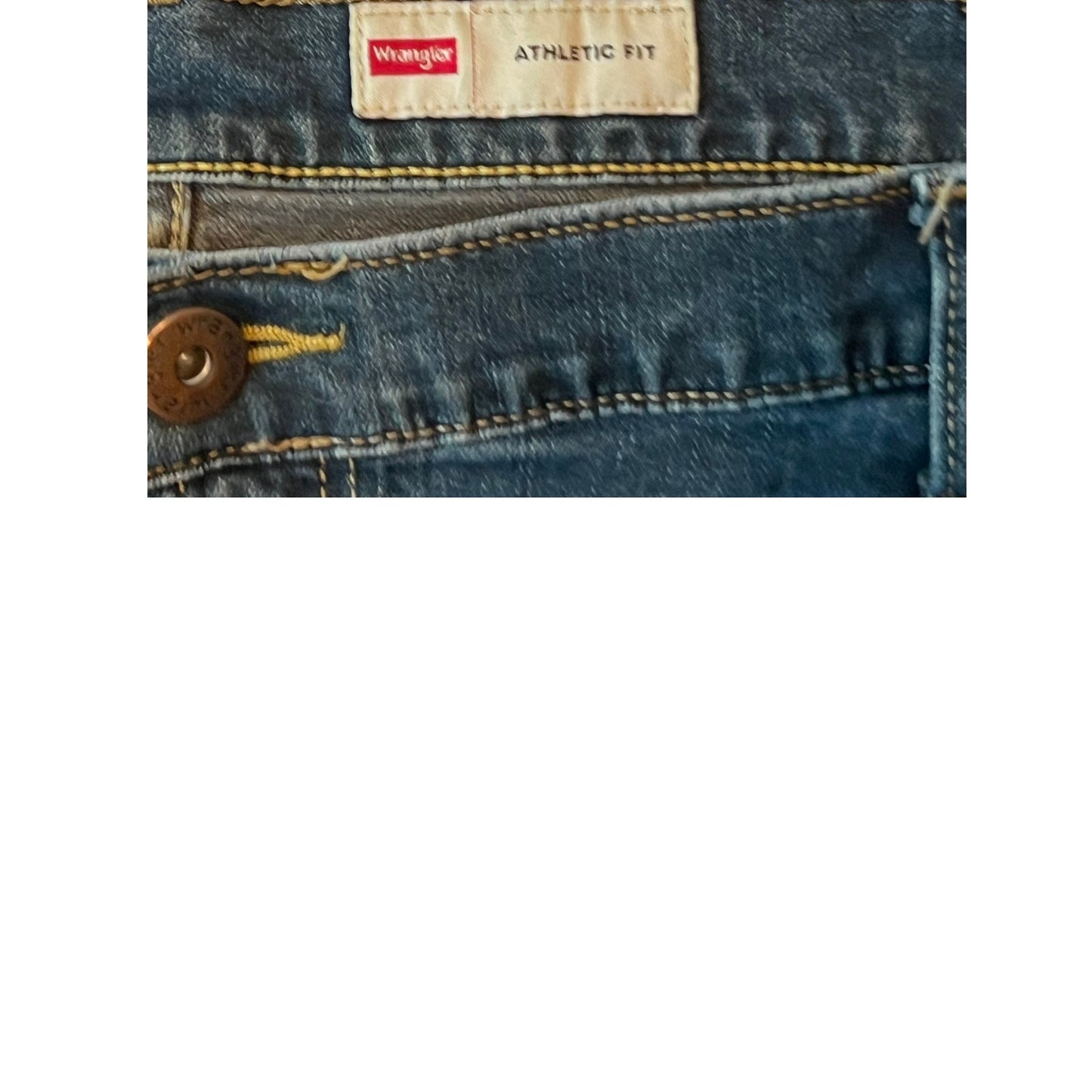 Wrangler Athletic Fit Jeans Mens 42x30