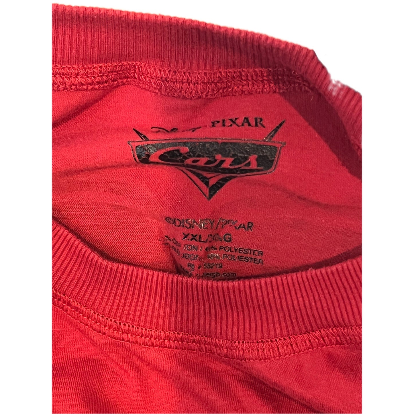 Disney Pixar Cars Rusteze Red Long Sleeve TShirt Mens XXL