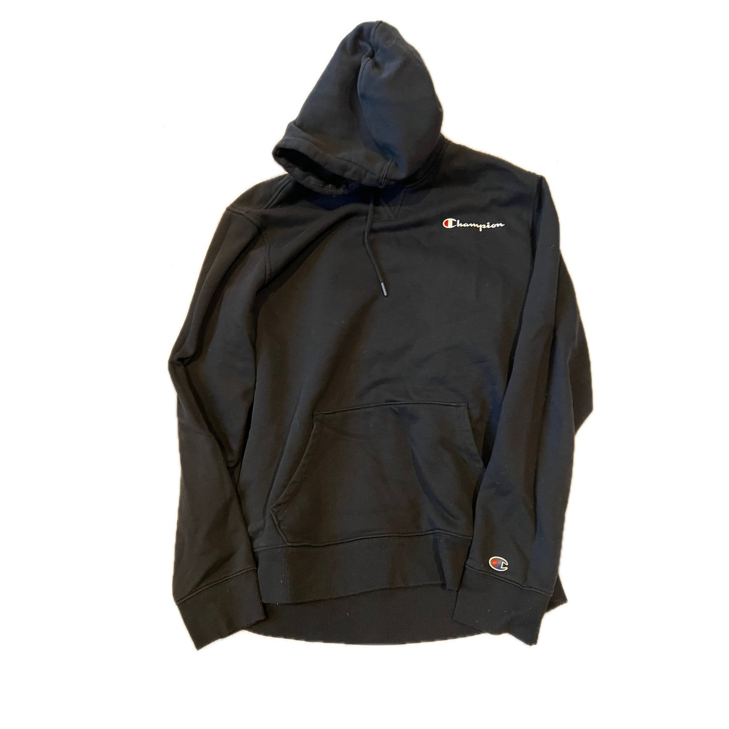 Champion Black Pullover Hoodie Mens L