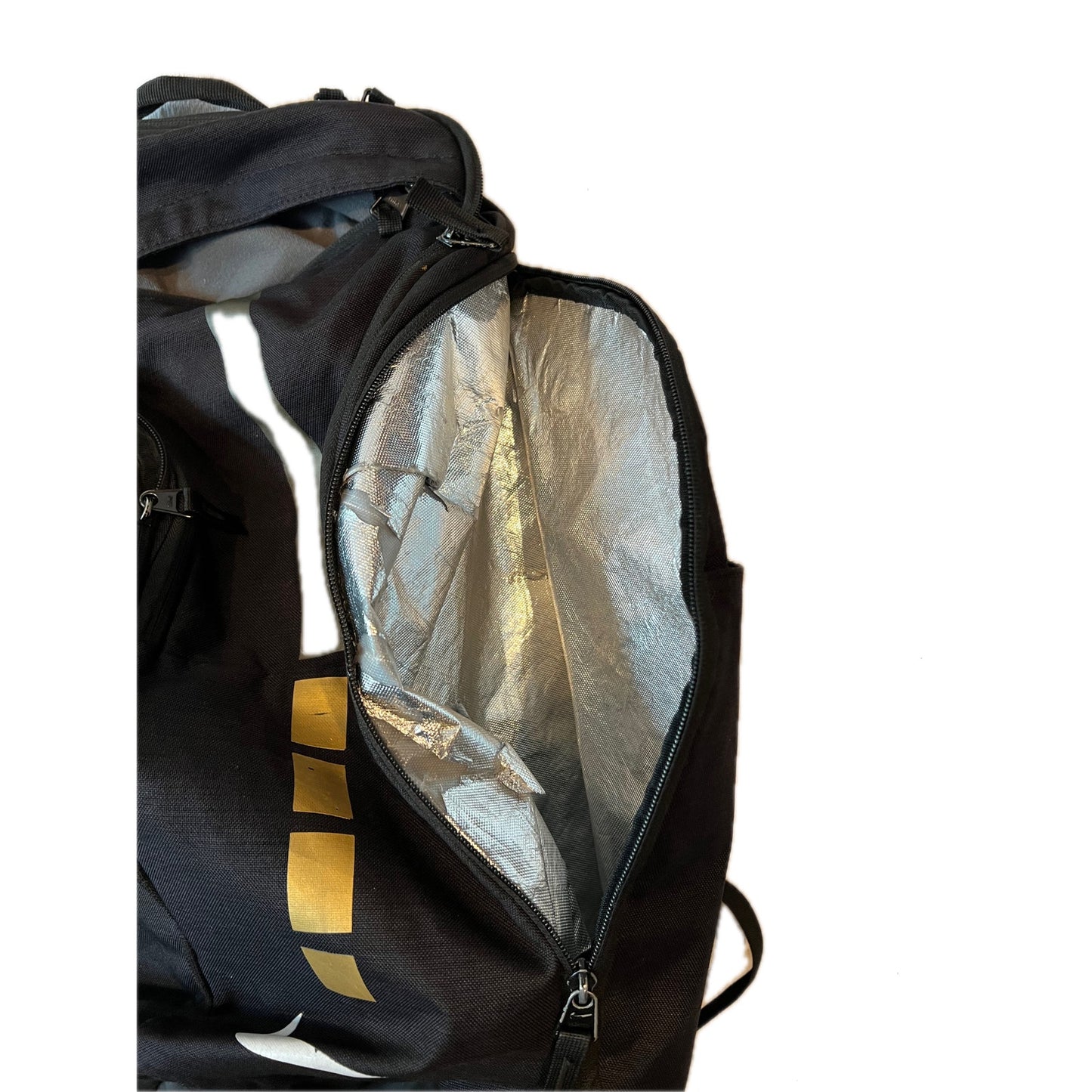 Nike Elite Gamebag Black Gold Backpack Old Version