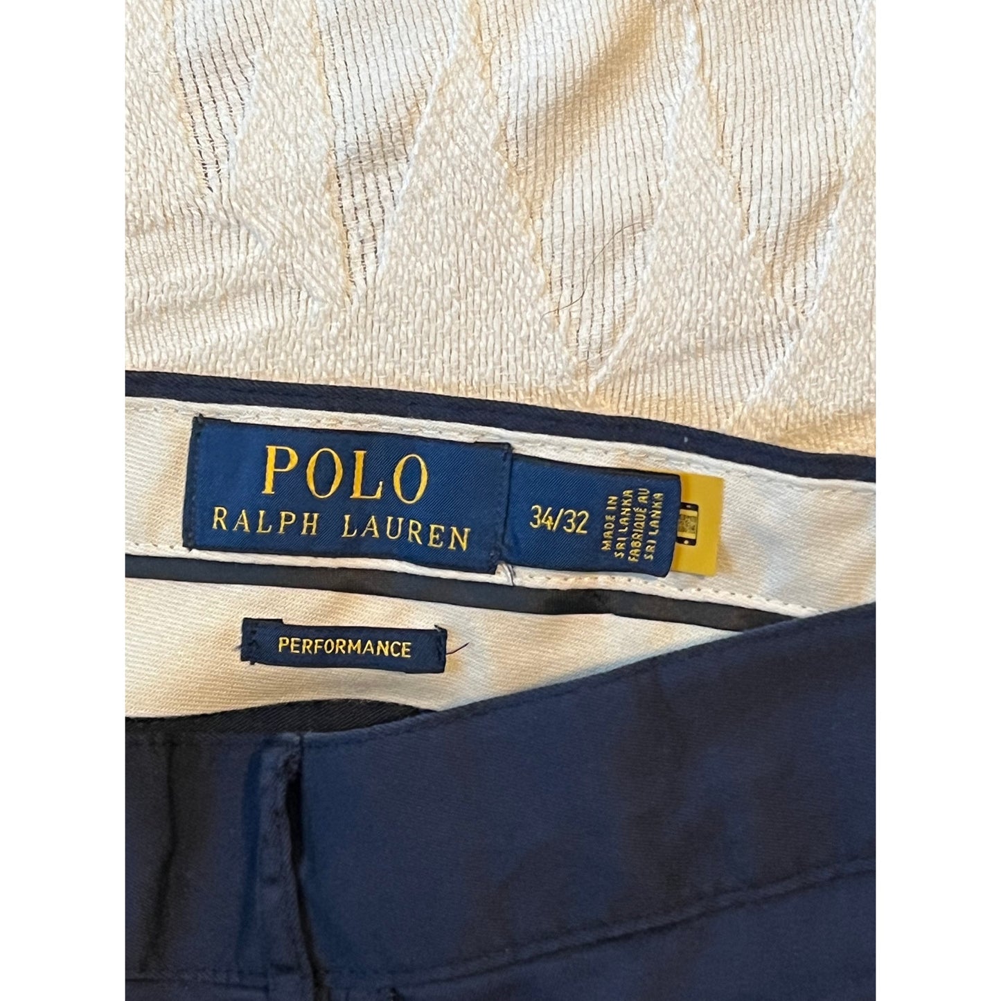 Pantalon habillé Performance Polo Ralph Lauren Bleu Homme 34x32