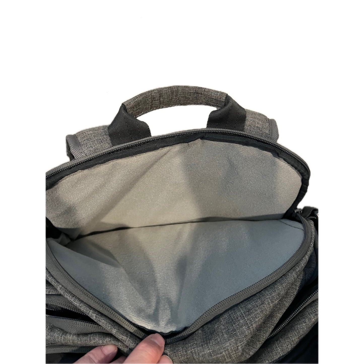 Target Made by Design XL Black Gray Clamshell Backpack 34L