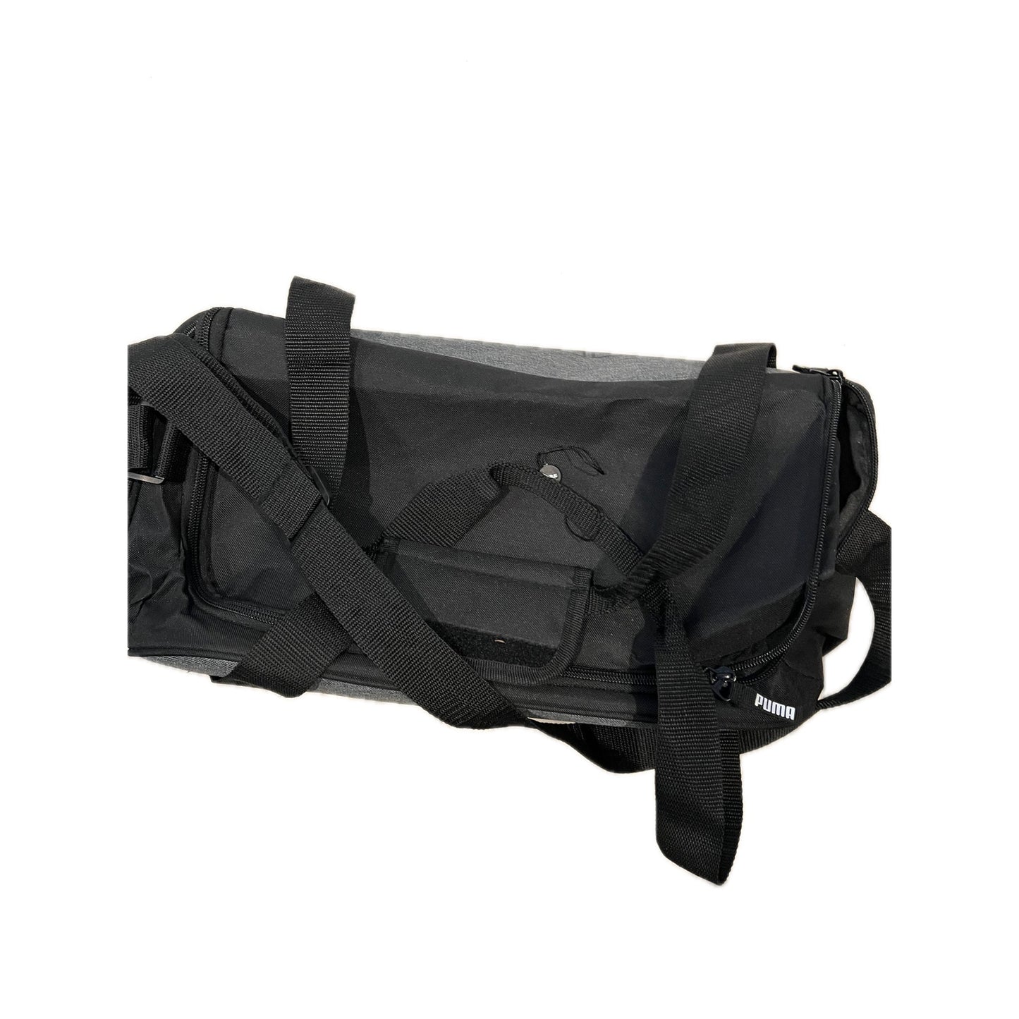 Puma Training Black Gray Duffel Bag 20"x12"x10"