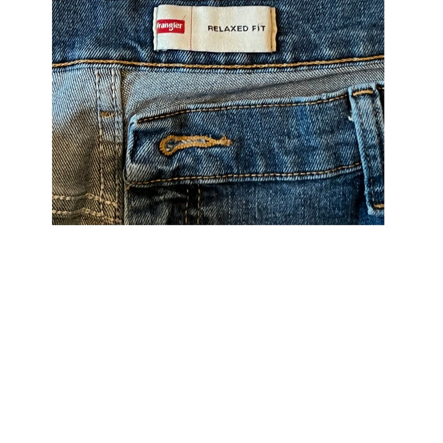 Wrangler Relaxed Fit Blue Jeans Mens 40x30