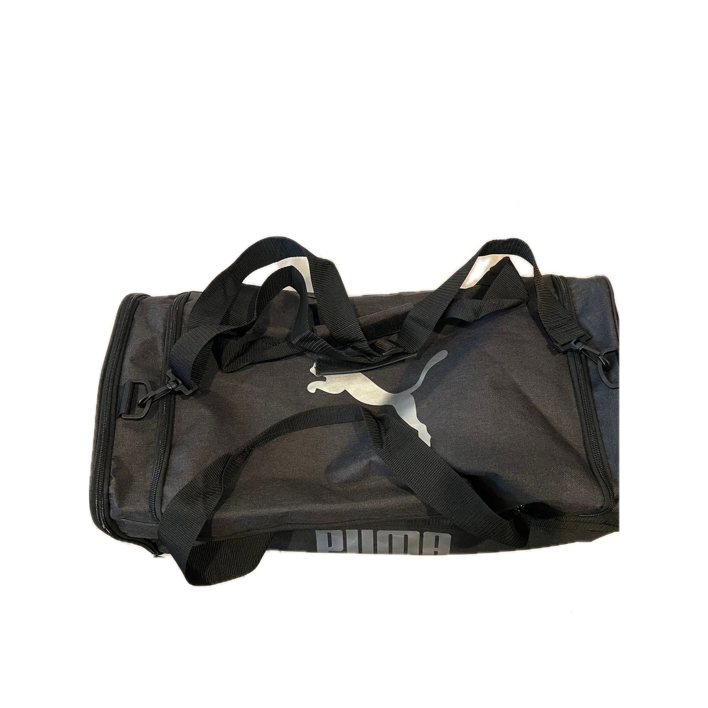 Puma Black Gray Duffel Bag 24"x12"x10"
