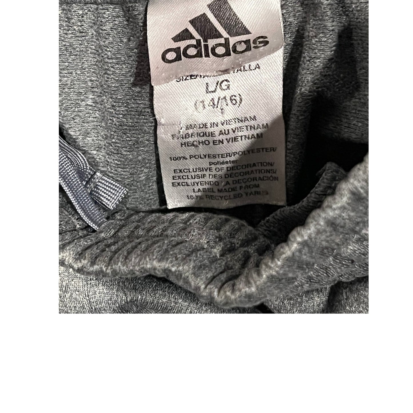 adidas Cuffed Ankle Sweatpants Joggers Boys L (14-16)