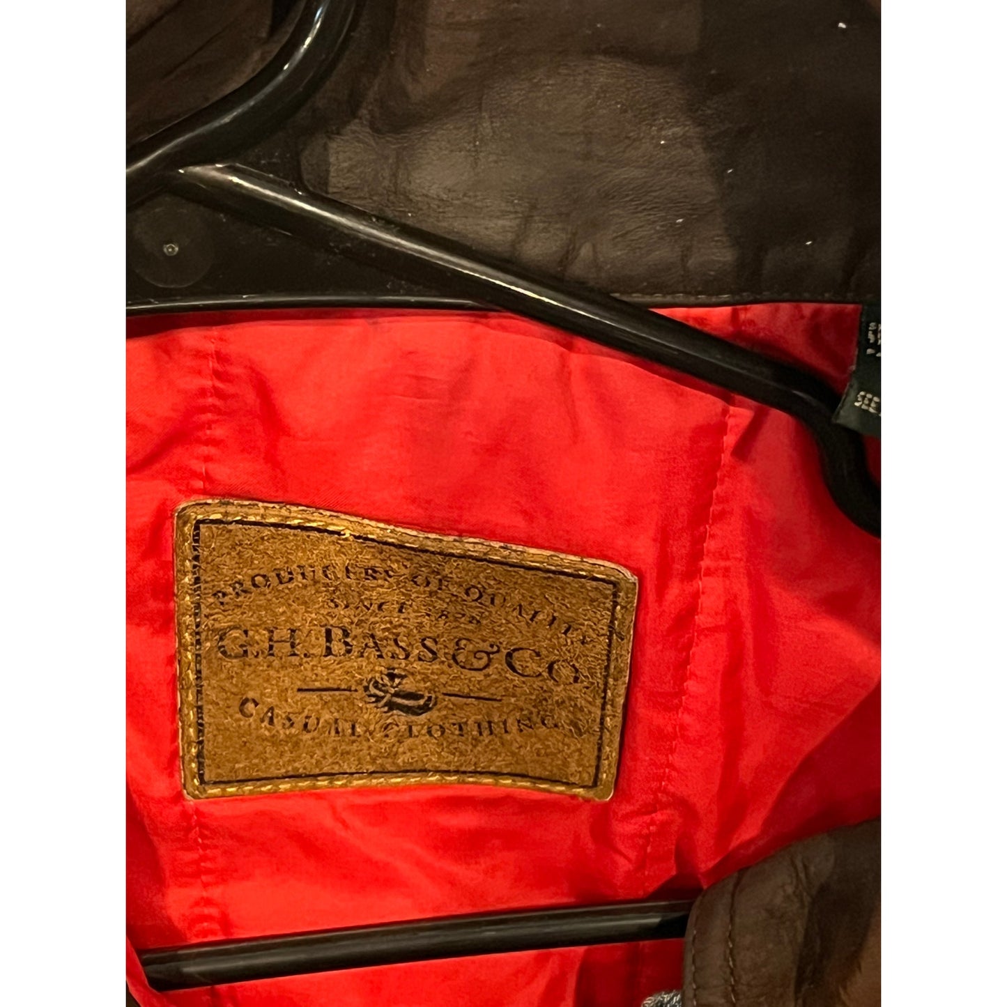 GH Bass Insulated Jean Jacket Mens L